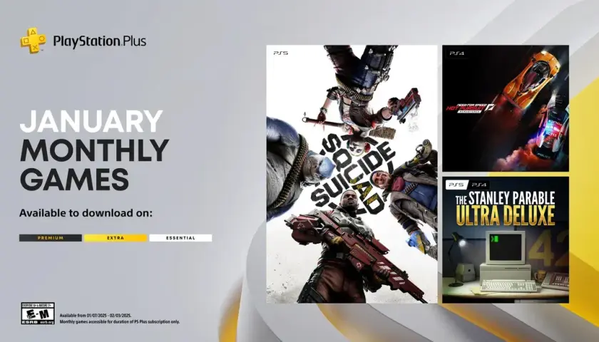 PS Plus styczeń 2026: Pełna lista gier! Czy warto subskrybować?